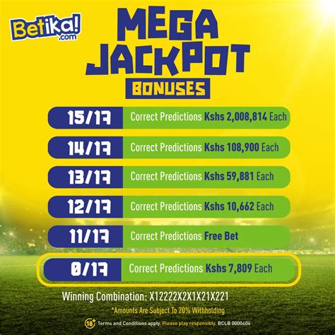 betika jackpot bonus for 0/17